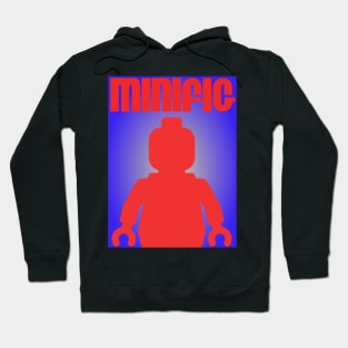 Retro Large Black Minifig, Customize My Minifig Hoodie